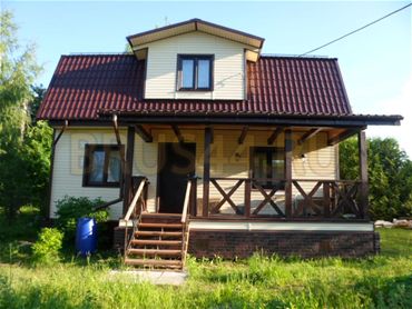 Внешняя отделка. Дом 6х9 м. Калужское шоссе, снт Ранет