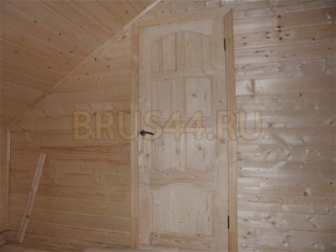Внутренняя отделка. Дом 9х9 м. Тверская область, д. Титово д. 59. Январь 2015.