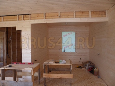 Внутренняя отделка. Дом 7х8 м. + 2 м. крыльцо и балкон. Тульская область, Ясногорский р-н, снт Октава.