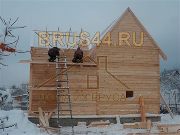 Вельяминово Истринский район, дом из бруса 8*9 м.