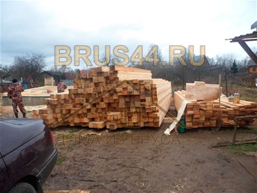 Вельяминово Истринский район, дом из бруса 8*9 м.
