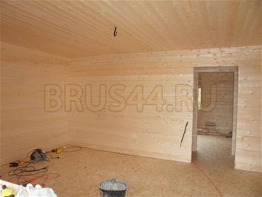 Внутренняя отделка. Дом 7х8 м. + 2 м. крыльцо и балкон. Тульская область, Ясногорский р-н, снт Октава.