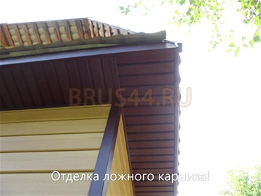 Внешняя отделка. Дом 7х8 м. + 2 м. крыльцо и балкон. Тульская область, Ясногорский р-н, снт Октава.