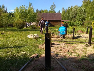 Фундамент. Дом 6х9 м. Калужское шоссе, снт Ранет
