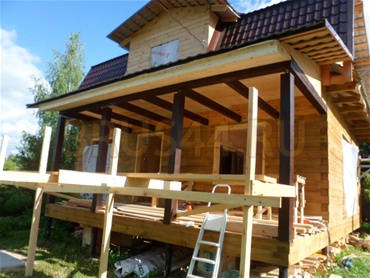 Внутренняя отделка. Дом 6х9 м. Калужское шоссе, снт Ранет